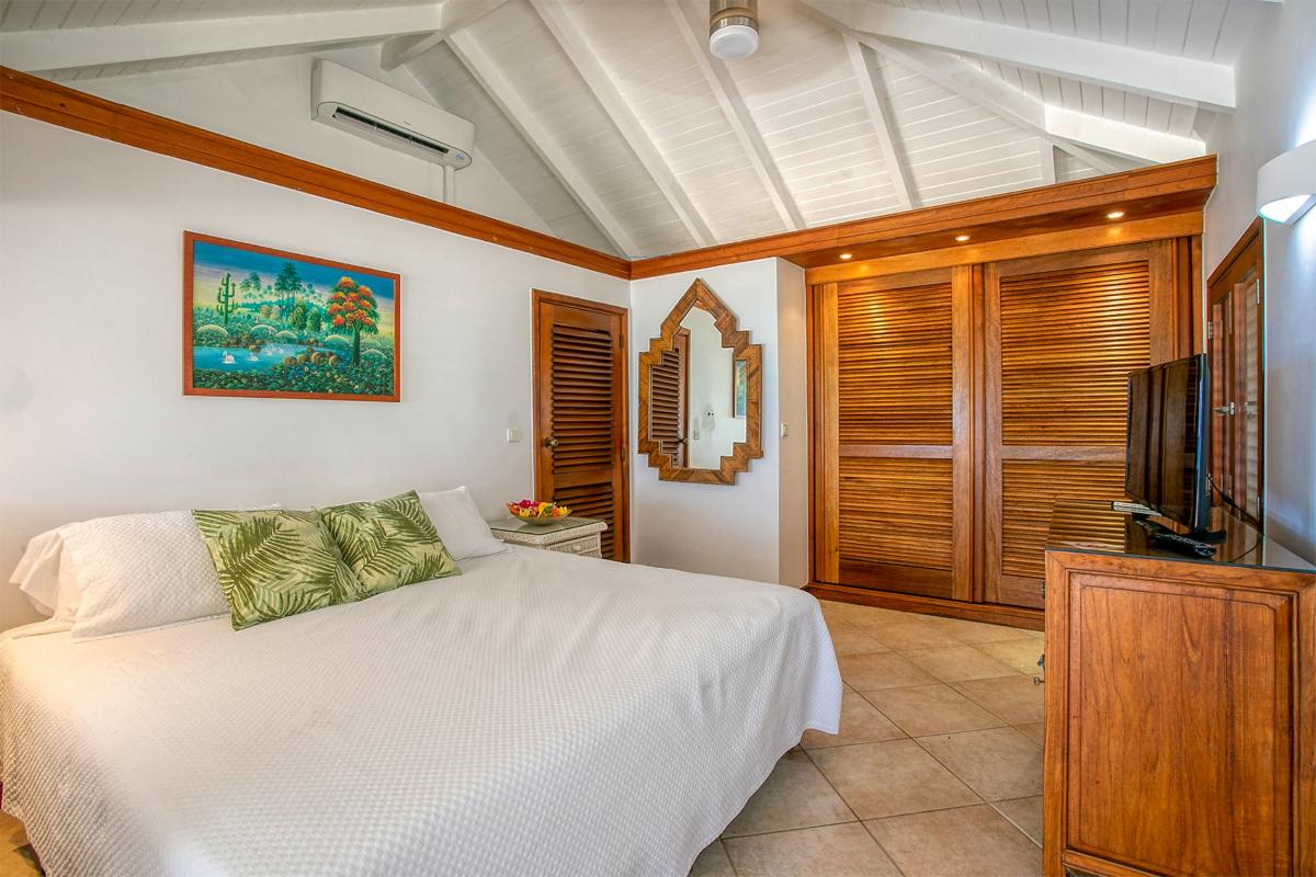 Villa rental St Martin - The bedroom